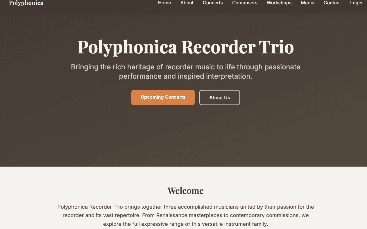Polyphonica Recorder Trio homepage